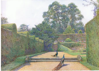 Penkhurst Place, Kent, from The Gardens of England: In the Southern and Western Counties Published by The Studio, 1907